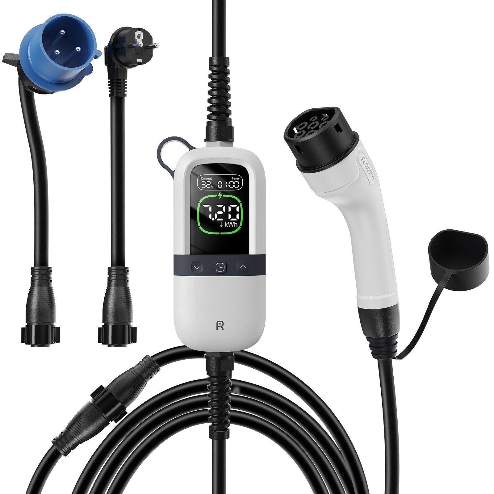 Rheidon 7.2kW Portable EV Charger | All-in-One Type 2 Charging Kit