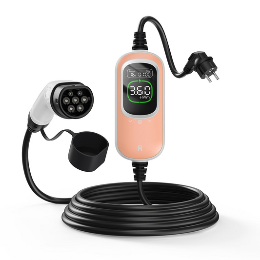 Rheidon 3.6 kW Taşınabilir EV Şarj Cihazı PC100-3K6 (Special Edition Pembe/Rose Gold)